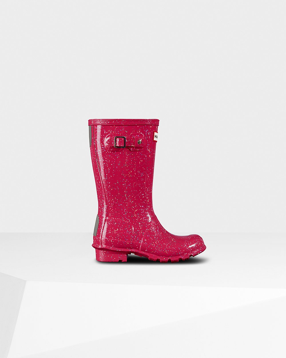 Regenlaarzen Kinderen - Hunter Original Big Giant Glitter - Roze - 53TLRFCHX